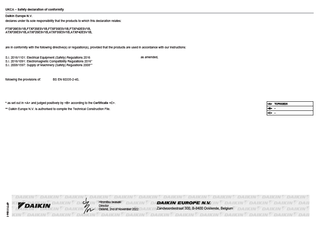 FTXF-E.ATXF-E_Safety Declaration of Conformity_4P711164-1_UK download